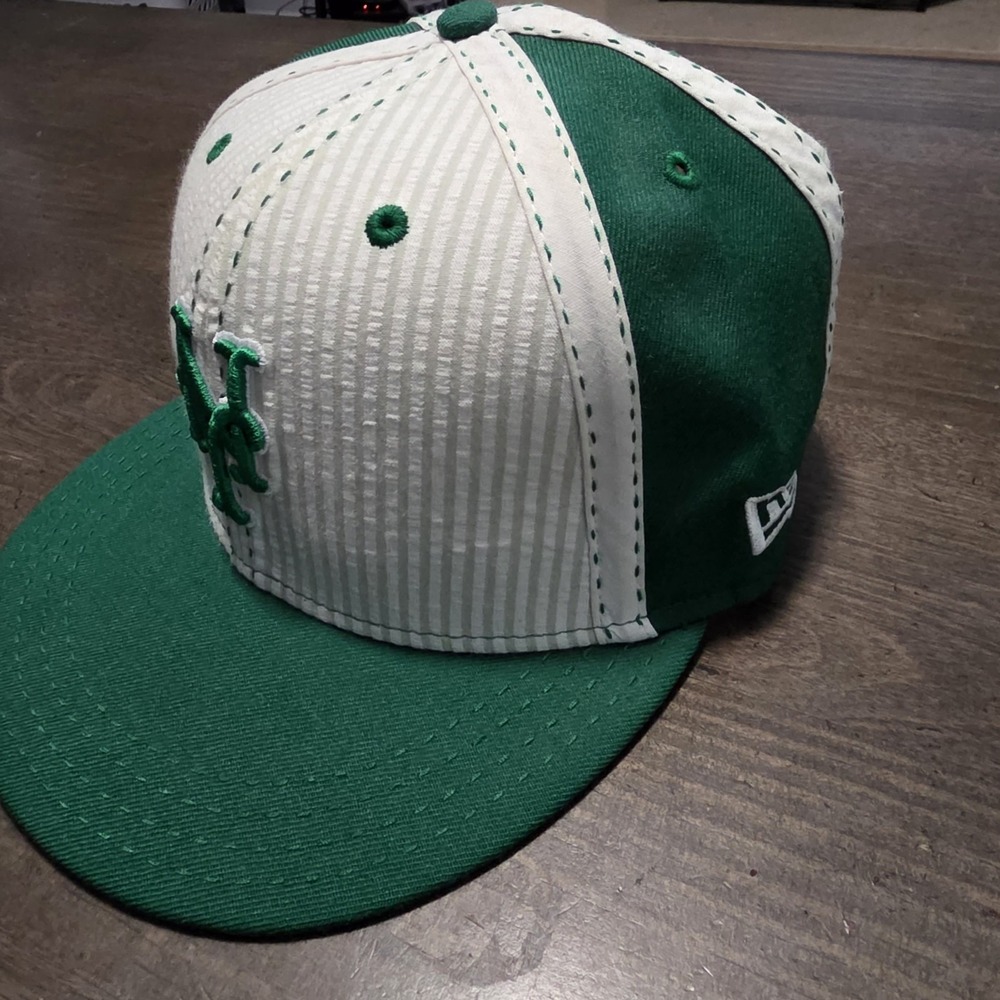 NEW YORK METS NEW ERA 59FIFTY 2024 St. PATRICKS DAY ON FIELD FITTED HAT Sz 7 1/2 - Picture 3 of 6